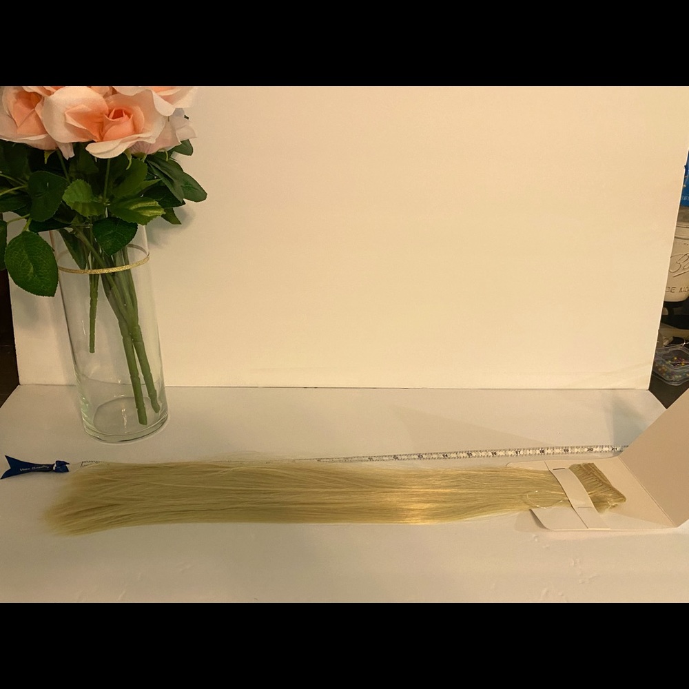 Halo hair blonde